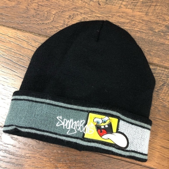 2 Nickelodeon SpongeBob Hats - Youth Size 4-16 - Picture 5 of 10